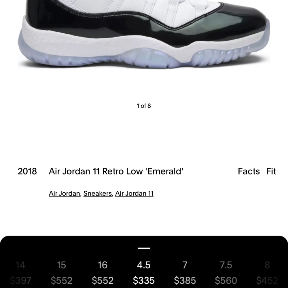 Boys Jordan retro low bg